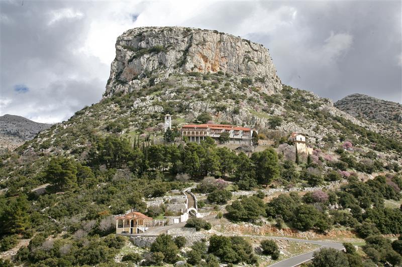 The monastery above Nestani