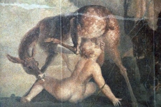 Η διάσωση του Τήλεφου - λεπτομέρεια βασιλικής - αρχαιολογικό μουσείο Νάπολι