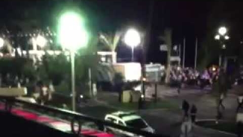 Footage shows the moments truck rammed into crowd in Nice
