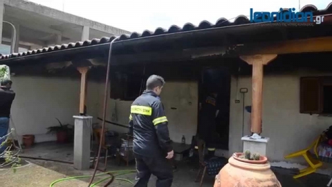 Πυρκαγιά σε γκαρσονιέρα στο Λεωνίδιο